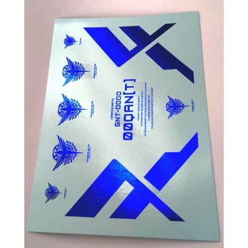 D.L high quality Bronzing Decal water paste For Bandai MG 1/100 MB 00Q Gundam base DL209