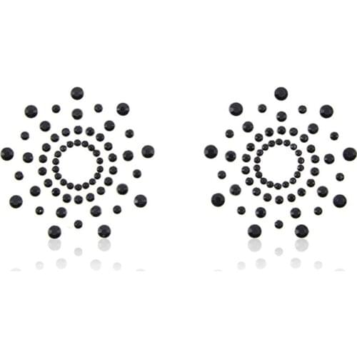 Body jewelry nipple ring Round rhinestone Sexy Nipple sticker Retail 2 pieces/lot beautiful sex product toys Free shipping