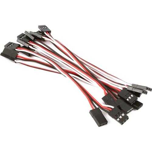 Servo Extension Cable,10pcs/lot 100mm/150mm/200mm/300mm/500mm/1000mm Servo Extension Lead Wire Cable For JR Futaba