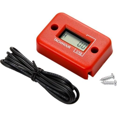 30 PCS/LOT Free Shipping Waterproof Moto Counter Tachometer RPM Meter Motor Glider Snowmobile