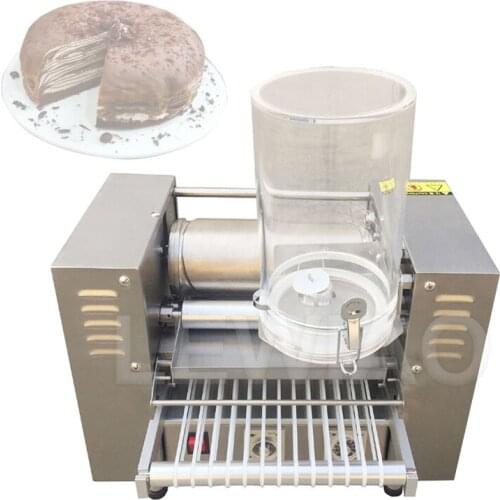 Automatic Forming Ultra Thin Quiche Machine Rainbow Chocolate Mousse Layer Cake Baking Equipment