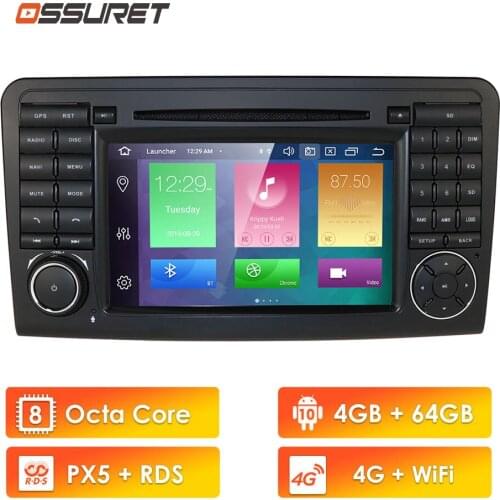 8 Core PX5 Android 4G 64G Car Multimedia for Mercedes Benz ML GL W164 ML350 ML500 GL320 X164 ML280 GL350 GL450 Radio Stereo GPS