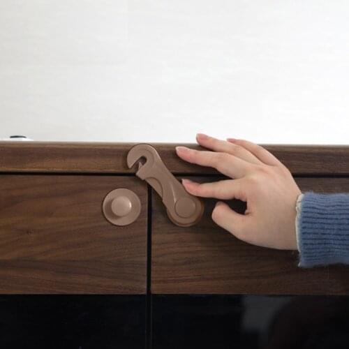 Child Baby Safety Lock Anti-Pinch Cupboard Cabinet Door Drawer Safety Locks Children Security Protector Baby Care