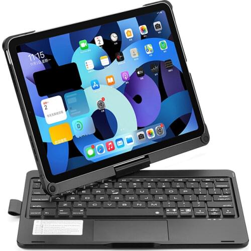 With Touchpad Keyboard Case For Ipad Air 4 2020 Rotating Case Bluetooth-compatible Keyboard For Ipad 10.9 Inch Hard Cover