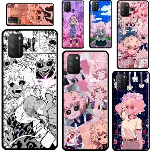 Ashido Mina My Hero Academia For Xiaomi Mi Note 10 Lite Mi 11 Ultra 9T 10T Pro A3 Phone Case For POCO F3 F2 M3 X3 Pro