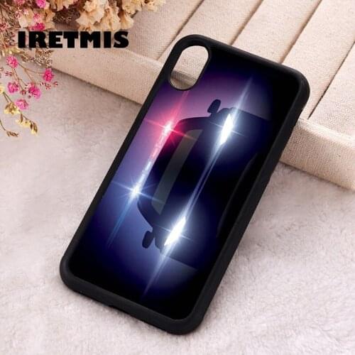 Iretmis 5 5S SE 2020 phone cover cases for iphone 6 6S 7 8 Plus X Xs Max XR 11 12 MINI Pro Soft Silicone TPU Car Lights in Dark