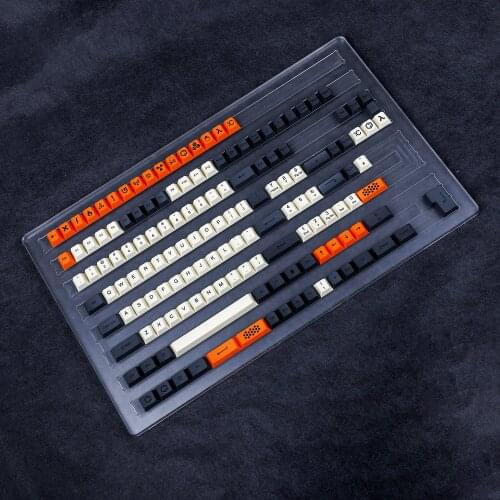 Cherry Profile Dye Sub Carbon PBT Full Keyset For MX Mechanical Keyboard Filco Ducky 104 TKL KBD75 Kira96 YMD96 GK64 Tada68 SP84