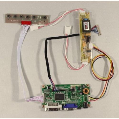 DVI+VGA driver board work for 12.3inch 1280*480 LQ123K1LG03 lcd panel