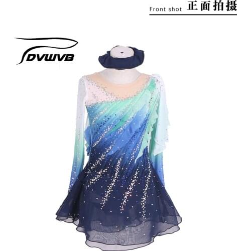 DVWVB custom-made figure skating performance dress for children and adult women