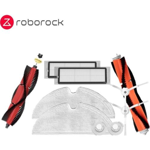 Original Main Brush 3 Arms Side Brush Filter Mop Cloth for Roborock S50 S51 S55 Xiaowa C10 E20 E25 E35 Robotic Vacuum Cleaner