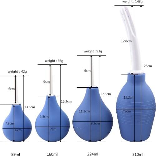 1Pc Enema Cleaning Container Vagina & Anal Cleaner Douche Bulb Design Medical Rubber Health Hygiene Tool Sex Toys For Woman/Man