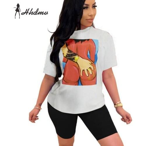 HHDMV 2020 Summer 3 Color Simple Daily Soft Casual Young Energy Tracksuits Short Sleeve Top Short Pants Slim Women 2 Piece Set