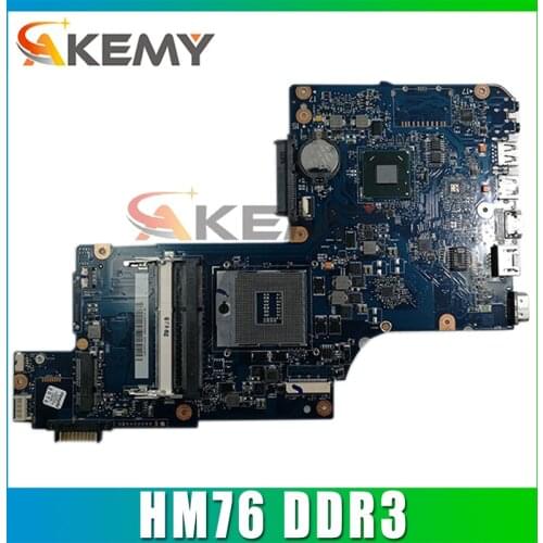 AKEMY H000041590 Laptop motherboard for toshiba satellite C870 L870 SLJ8E HM76 DDR3 Mainboard Works