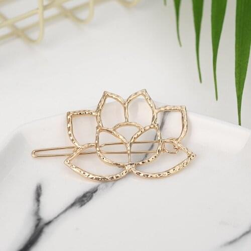 Fashion Metal geometry design Hairpins for Women Wedding Hair Jewelry Hair Accessories Hair Clips For Girls Headwear