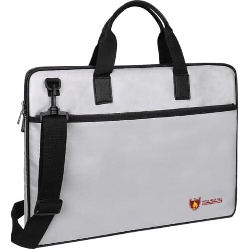 Fireproof Briefcase, High Temperature Resistant Silicone Fiberglass Bag, Suitable for Important Document Protection