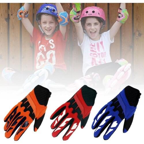 3 to 12 years old Children Kids Skating Scooter Bicycle Cycling Full Finger Protection Gloves Warm Equipment Clothing Accessory