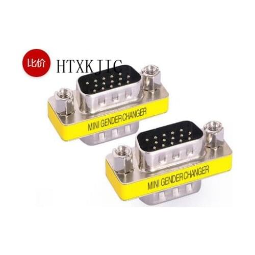 VGA male to male Female to female jack DB15 Convertor Connctor HTXKJIC