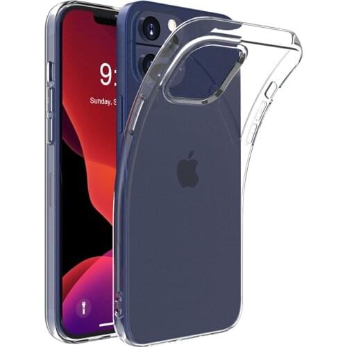 Clear Phone Case For iPhone 11 Pro Max 12 Mini 11Pro XS X XR 8 Plus 7 SE 2020 6 6S 8Plus Luxury Brand Transparent Silicone Cover