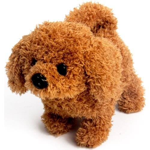 Robot Plush Dog styles Electric Interactive Game Boy Battery Powered Walking Fun Pet Puppy Children Educational Toy For Baby