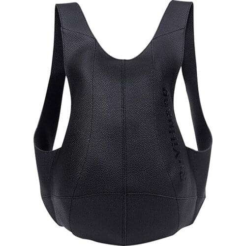 New Men Backpack Travel Leisure Simple Women Fashion Anti-theft Pu Backpack Tide College Style Wild Boy Girl Student Schoolbag