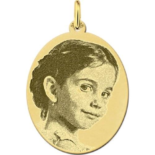 Illustrated Silver / Gold Necklace