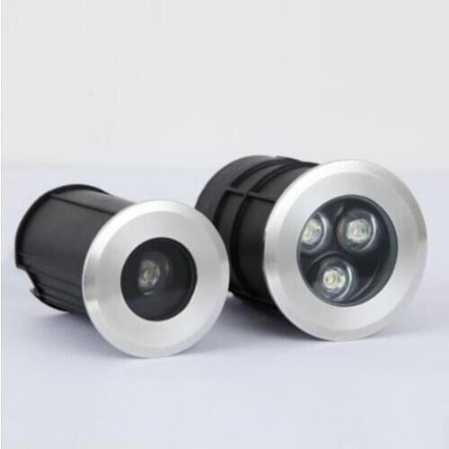 Waterproof Outdoor Lighting 3W 9W LED Underground Light 3x3W Inground Buried Garden Yard Path Landscape Spotlight Warm White