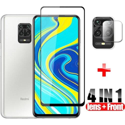 Protective glass on Redmi Note 9 Pro full cover tempered glass Redmi Note 9 Pro 9S 9T 10 10T screen protector camera lens glass