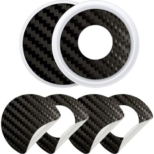 2PCS Black Protective Flims Skins Anti-scratch Carbon Fiber Films Suitable Protector Black Sticker Protective Films For Airtags