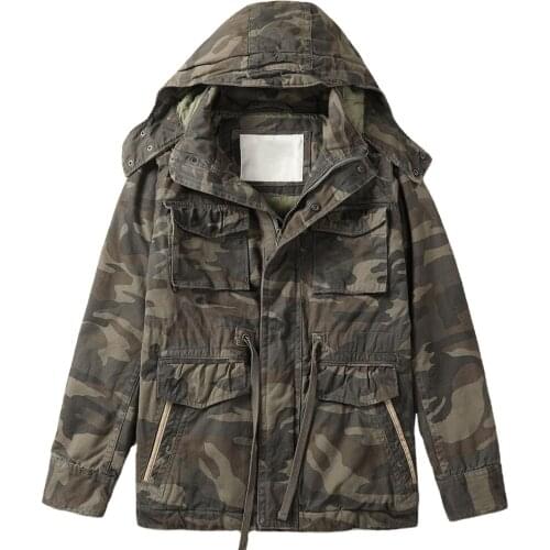 Winter Outdoor Warm Quilted Jacket For Man American Style Hooded Coats Military Mens Thick Warm cotton padded Jacket Trench Coa