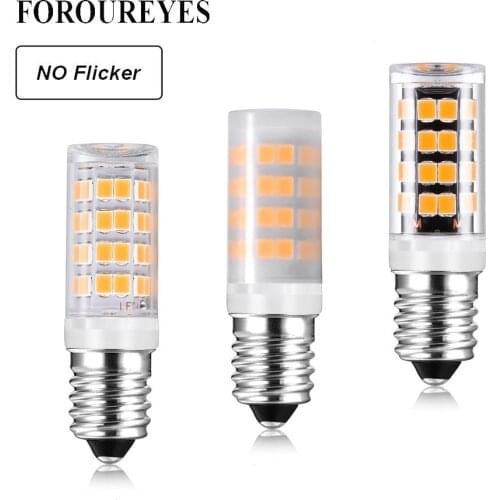 4pcs No Flicker E14 LED Lamp 85V-265V 5W 52LEDS MD2835 E12 LED Spotlight Bulb Replace 40W Halogen Light For Chandelier lighting