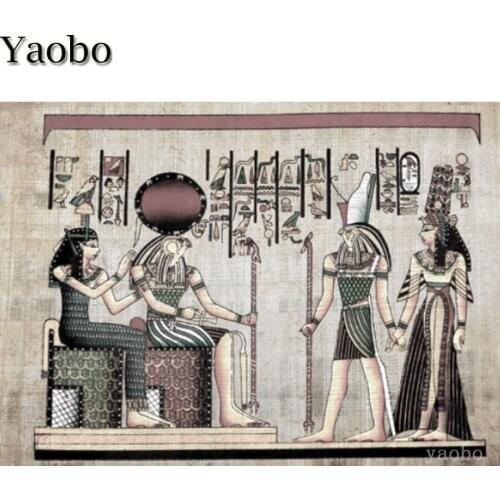 5d diamond painting Egypt king pharaoh queen DIY full drill round square diamond embroidery cross stitch kits rhinestone decor