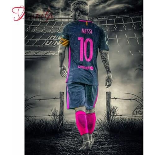 5D DIY Diamond Painting "Great footballer" Embroidery Full Square Diamond Cross Stitch Mosaic Decor Gift