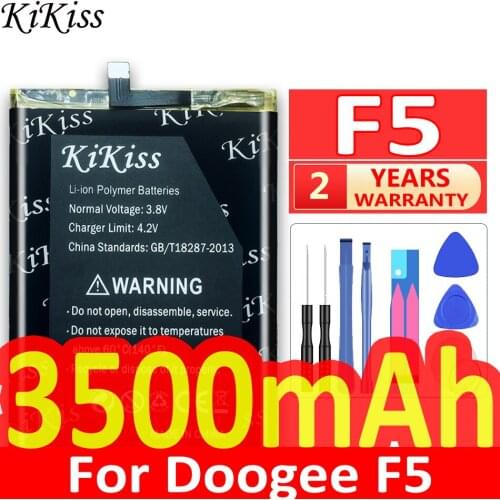 3500mAh Hign Capacity For Doogee F5 Battery Replacement Smart Phone Parts backup battery for Doogee F5 + Free Tool