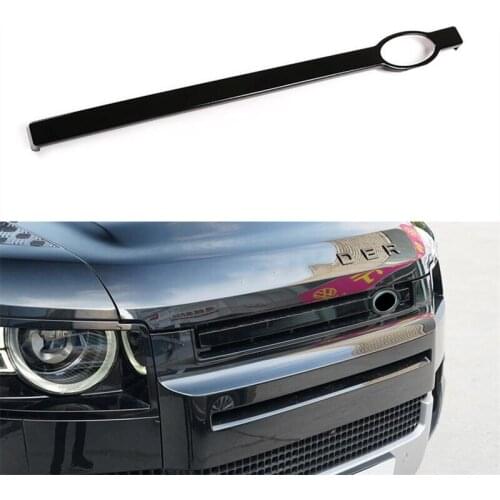 For Land rover Defender 110 90 2020-21-22 Accessories Car front grill brand strips cover trim Diablo Obsidian styling Protection