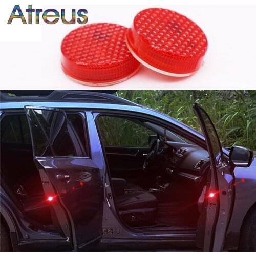 Atreus 2pcs Car Styling Door Strobe Warning Light for BMW E36 F30 F10 X5 E53 E34 E30 F20 E70 Mini Cooper Lada Saab Accessories