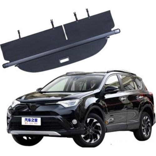 Car Styling for Toyota RAV4 2015-2019 Rear Parcel Shelf Trunk Cover Material Curtain Rear Curtain Retractable Spa
