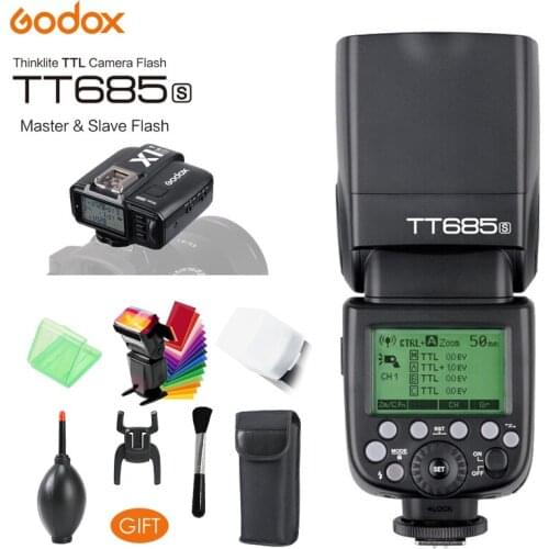 Godox TT685S 2.4G HSS TTL GN60 Wireless Flash Speedlite, X1S Trigger Transmitter for Sony A58 A7RII A7II A99 A9 A7R A6300 Camera