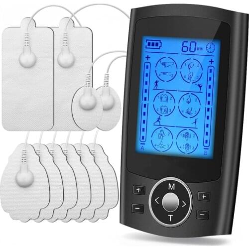TENS Machine Muscle Stimulator, Electric Stimulation Massage EMS,For Pain Relief Muscle Stimulation Electronic Pulse Massager