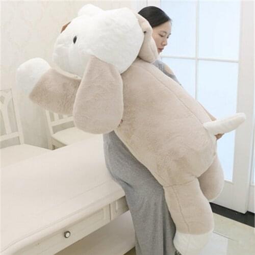 Fancytrader Giant Plush Puppy Doll Big Soft Lying Dog Stuffed Animals Pillow Toys for Children