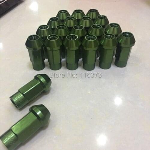 Light Weight 7075 Aluminum M12x1.5 Wheel rim lug nut For 2004-2006 Pontiac GTO extended length open end