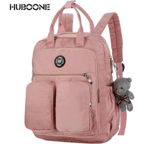 Fashion Women Backpack Multi-pocket Waterproof Travel Backpack Female Plecak High Qulaity School Bags for Teenage Girl Mochila