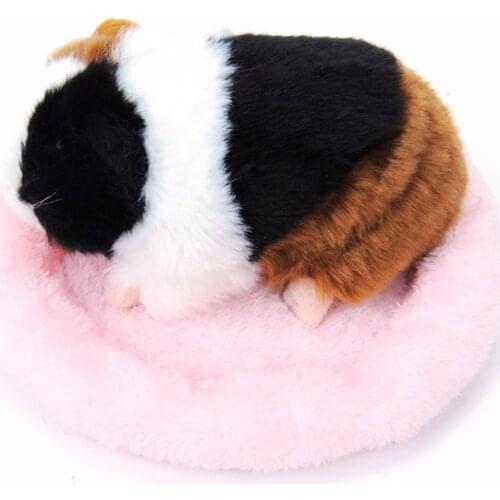Soft Cotton Wool Small Animal Pet Sleeping Bed Guinea Cat Pig Rabbit Hamster Winter Warm House Nest Cage Mat Pets Accessories