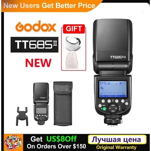 Godox TT685 Camera Flash Speedlite TT685C TT685N TT685S TT685F TT685O TTL HSS for Canon Nikon Sony Fuji Olympus Camera vs V860II