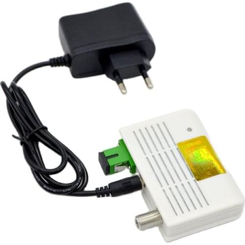 New SC/APC CATV Optical Receiver FTTH Fiber To Home AGC Ultra Low Receiver, Only Through 1550nm Wavelength Inch F Output