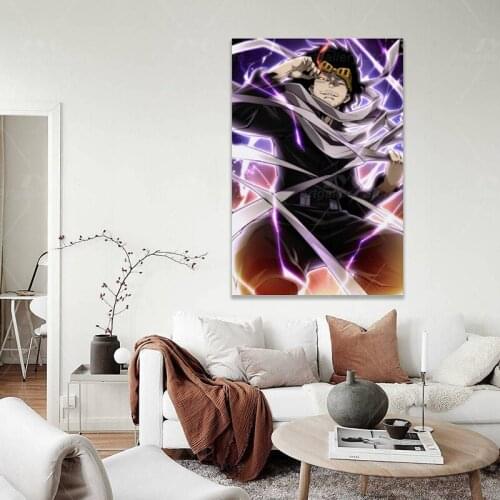 Anime Poster My Hero Academia Aizawa Eraserhead Canvas Art Poster and Wall Art Picture Print Modern Family Bedroom Decor
