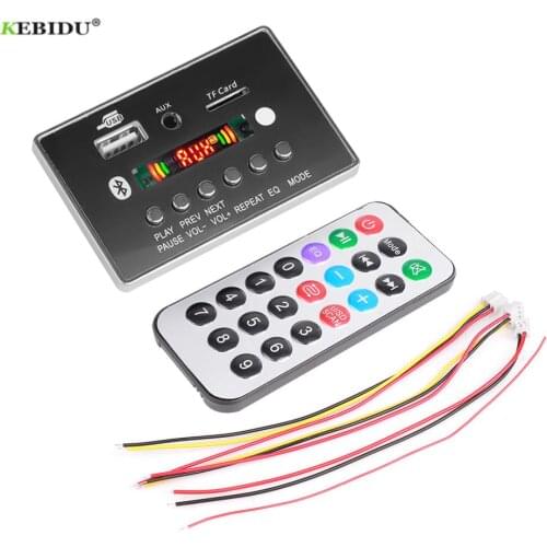 5V 12V MP3 Decoder Board Bluetooth 5.0 Wireless Audio Module Support APE USB AUX TF FM Radio Recording For Car accessories