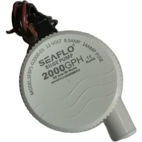 SEAFLO 01 Series 2000GPH 12V/24VDC Electric Marine Submersible Bilge Sump Water Pump For Boat helps exclude bilge water Tools