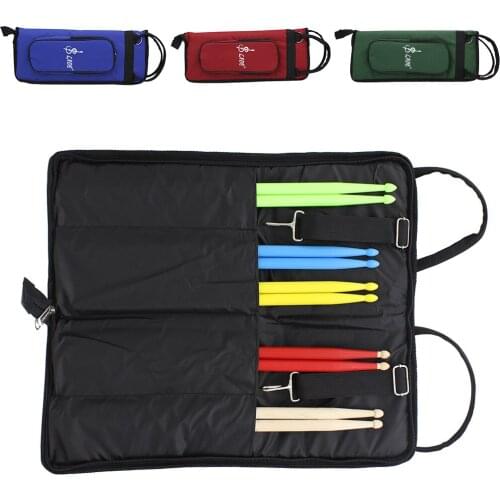Durable Drumstick Bag Drum Sticks Mallet Shoulder Case Holder Hand Gig Bag