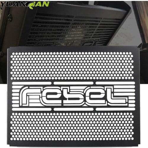 For HONDA Rebel CMX 300 500 CMX300 CMX500 2017 2018 2019 2020 Radiator Cooler Grille Guard Cover Frame Protector Stainless Steel
