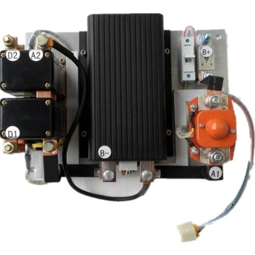 48v 6kw 7kw 8kw high current dc pwm dc motor controller 800A forward reverse fuse relay reversible dc motor speed controller